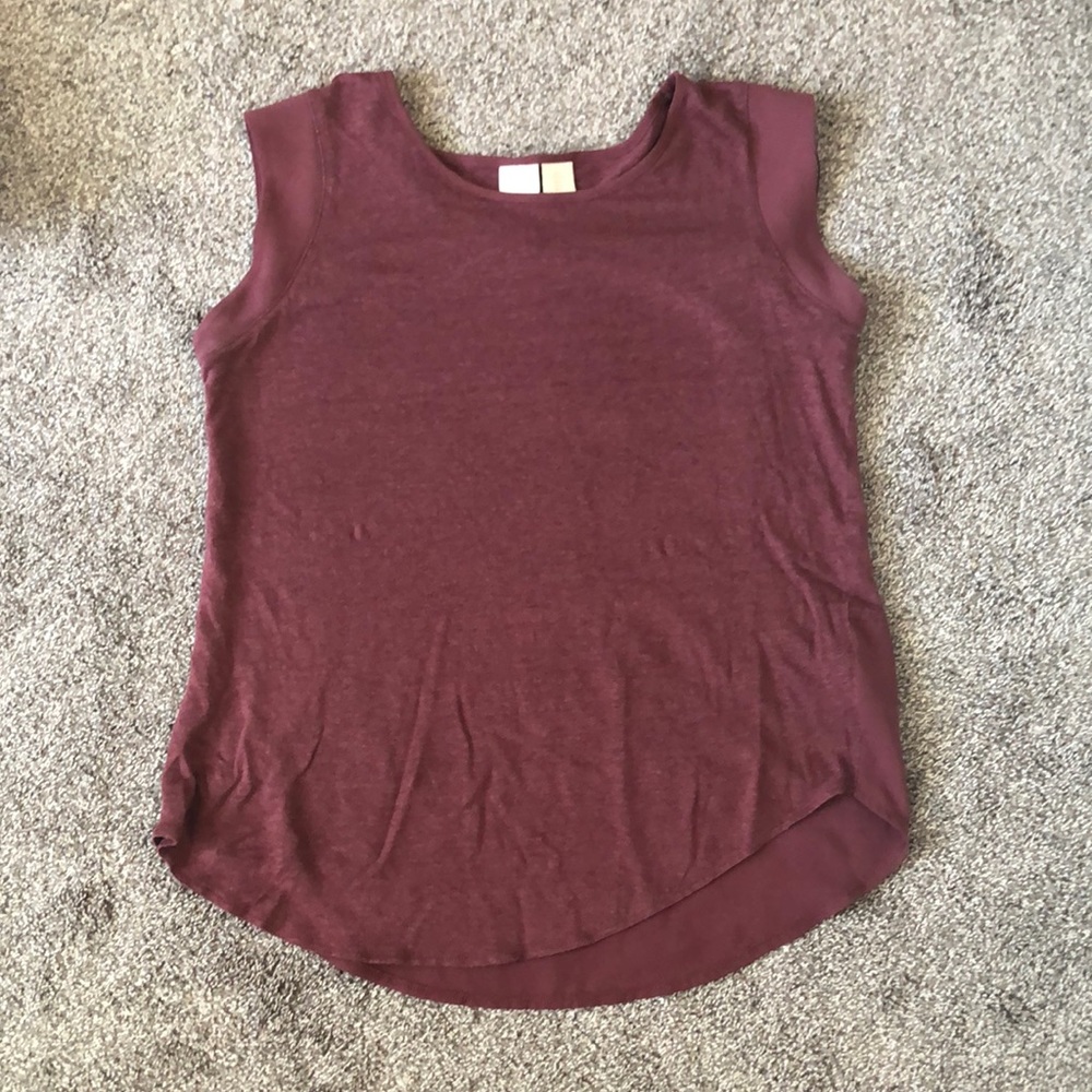 Catherine Malandrino Linen Knit Top